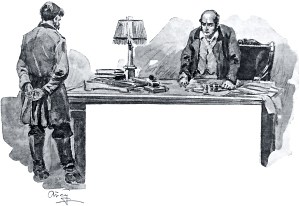 Глава III. Папа. Иллюстрация А. П. Апсита к повести Л. Н. Толстого «Детство»