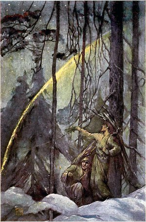 Иллюстрация к сказке Оскара Уайльда «Дитя-Звезда». Издание 1913 г.
