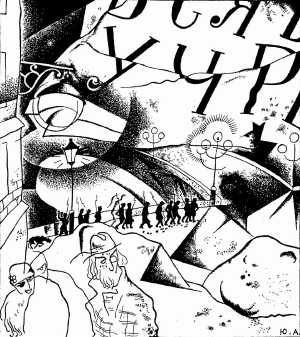 Рис. Ю. Анненкова к поэме А. Блока «Двенадцать»