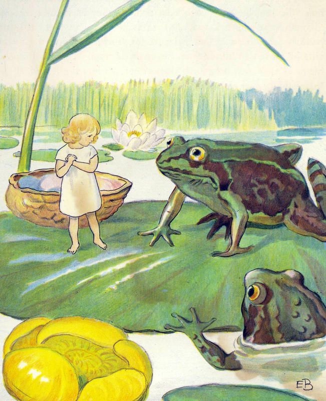 Дюймовочка и жабы