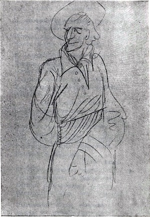Рис. Багрицкого к стих. «Сказание о море, матросах и Летучем Голландце»