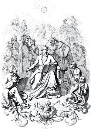 Иллюстрация Энгельберта Зейбертца (1813–1905) к «Фаусту» И. В. Гёте (1749-1832)
