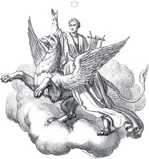 Конец первой части. Иллюстрация Энгельберта Зейбертца (1813–1905) к «Фаусту» И. В. Гёте (1749-1832)