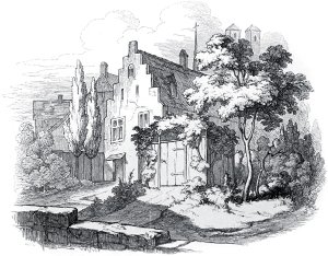 Сцена 12. Сад. Конец. Иллюстрация Энгельберта Зейбертца (1813–1905) к «Фаусту» И. В. Гёте (1749-1832)