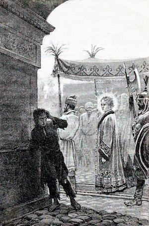 Сказание о гордом Аггее. Рис. М. Малышева, 1894