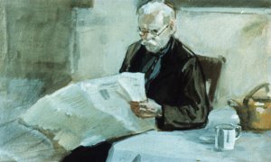 Иван Михайлович. Иллюстрация А. Самсонова к повести «Дальние страны» Аркадия Гайдара