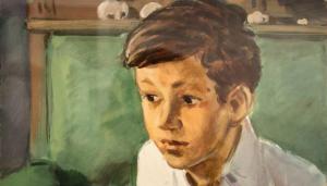 «А что же такое, если не деньги, лежит в запертом ящике письменного стола?» Иллюстрация Б. Игнатьева к повести «Судьба барабанщика» Аркадия Гайдара