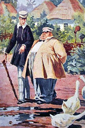 Иван Иванович и Иван Никифорович. Художник А. П. Бубнов, 1950