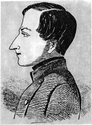 Гоголь-гимназист. С рисунка школьного товарища, 1827 г.