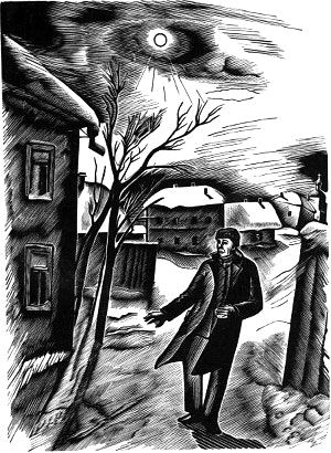 Платон Еремин. Иллюстрация к рассказу М. Горького «О тараканах». Художник Усачев Алексей Иванович, 1925 г.