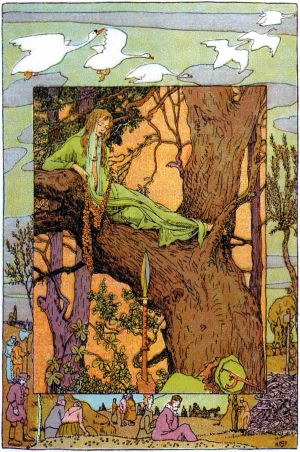 Шесть лебедей. Художник Генрих Фогелер (1872-1942)