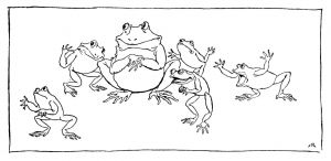 Иллюстрация к сказке «Три пёрышка». Художник Артур Рэкем (1867-1939)