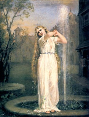 Ундина. Художник Джон Уотерхаус. 1872 г.
