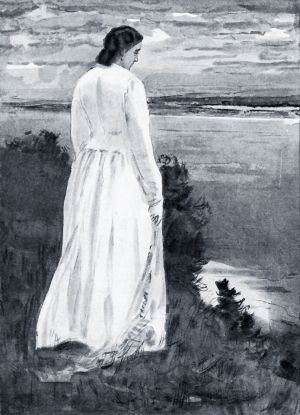 Катерина Кабанова. Иллюстрация С. В. Герасимова к пьесе А. Н. Островского «Гроза»
