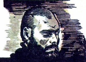 Голова Хаджи-Мурата. Иллюстрация Е.Е.Лансере к повести Л.Н.Толстого «Хаджи-Мурат»