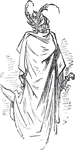 Часть вторая. Конец главы XXXIX. Иллюстрация Гюстава Доре (1832–1883) к «Дон-Кихоту» Мигеля де Сервантеса (1547-1616)