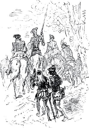 Часть вторая. Конец главы XXX. Иллюстрация Гюстава Доре (1832–1883) к «Дон-Кихоту» Мигеля де Сервантеса (1547-1616)