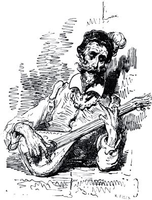 Часть вторая. Конец главы XLVI. Иллюстрация Гюстава Доре (1832–1883) к «Дон-Кихоту» Мигеля де Сервантеса (1547-1616)