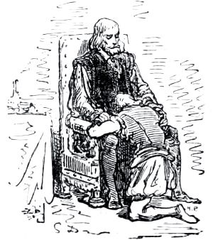 Конец главы XLI. Иллюстрация Гюстава Доре (1832–1883) к «Дон-Кихоту» Мигеля де Сервантеса (1547-1616)