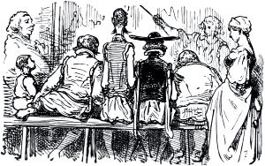 Часть вторая. Конец главы XXV. Иллюстрация Гюстава Доре (1832–1883) к «Дон-Кихоту» Мигеля де Сервантеса (1547-1616)