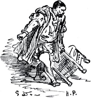 Часть вторая. Конец главы XLVII. Иллюстрация Гюстава Доре (1832–1883) к «Дон-Кихоту» Мигеля де Сервантеса (1547-1616)