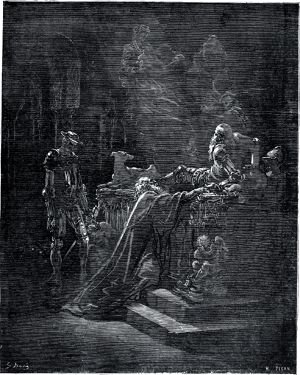 Монтезинос и Дюрандар. Иллюстрация Гюстава Доре (1832–1883) к «Дон-Кихоту» Мигеля де Сервантеса (1547-1616)