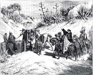 Дон-Кихот в клетке. Иллюстрация Гюстава Доре (1832–1883) к «Дон-Кихоту» Мигеля де Сервантеса (1547-1616)