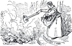 Сожжение рыцарских книг. Иллюстрация Гюстава Доре (1832–1883) к «Дон-Кихоту» Мигеля де Сервантеса (1547-1616)