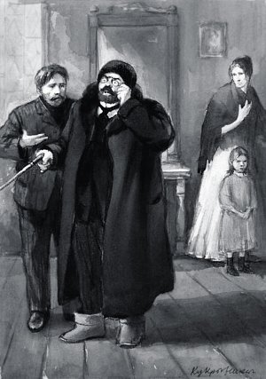 Иллюстрация художников Кукрыниксы к рассказу Чехова «Ионыч»