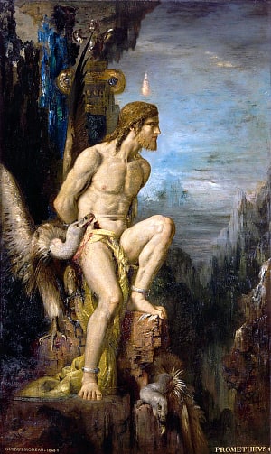 Прометей. Художник Гюстав Моро, 1868