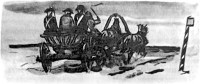 Концовка к главе XIII повести А. С. Пушкина «Капитанская дочка». Художник Герасимов Сергей Васильевич (1885-1964)