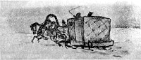 Концовка к главе XI повести А. С. Пушкина «Капитанская дочка». Художник Герасимов Сергей Васильевич (1885-1964)