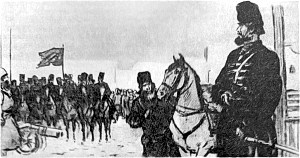 Разлука. Заставка к главе IX повести А. С. Пушкина «Капитанская дочка». Художник Герасимов Сергей Васильевич (1885-1964)