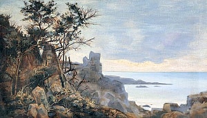 Остров Борнхольм, картина. Художник Шпротте Зигвард, 1934