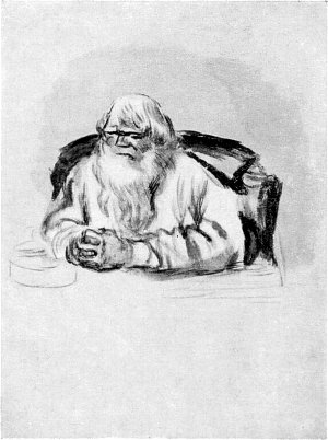 Савелий, богатырь святорусский. Иллюстрация к поэме Н. А. Некрасова «Кому на Руси жить хорошо». Художник С. В. Герасимов (1885-1964)