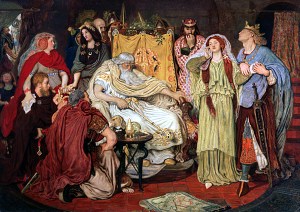 Доля Корделии. Художник Форд Мэдокс Браун, 1866