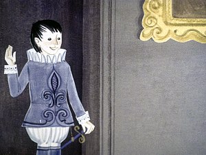 — Господа, — сказал он, — вы не должны меня бояться. Не только я сам не стал людоедом, но, надеюсь, мне удастся убедить и моего друга Бум-Друма, чтобы он оставил свой дикий обычай есть людей. Иллюстрация к повести Януша Корчака «Король Матиуш Первый». Художник И. Рублев, 1968 г.