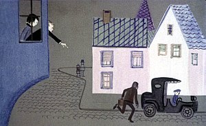 — Держи его, лови! — кричал Фелек, распахнув окно. Иллюстрация к повести Януша Корчака «Король Матиуш Первый». Художник И. Рублев, 1968 г.
