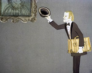 — Ваше королевское величество, я журналист... Иллюстрация к повести Януша Корчака «Король Матиуш Первый». Художник И. Рублев, 1968 г.