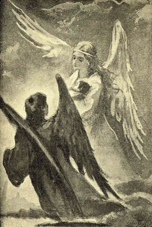 Рисунок Е. Бём (1903) к очерку В. Короленко «Ночью»