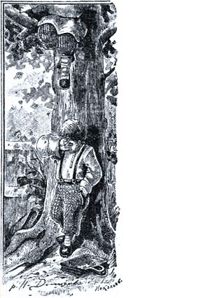 Иллюстрация Н. В. Денисова (1898 г.) к басне Крылова «Два Мальчика»