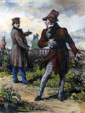 Лжец. Иллюстрация М. А. Таранова, 1953-1955