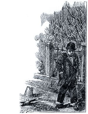 Иллюстрация Н. В. Денисова (1898 г.) к басне Крылова «Мот и Ласточка»