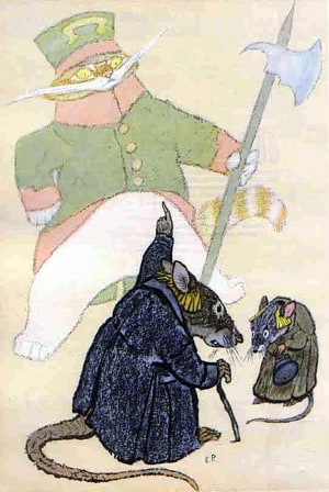 Мышь и Крыса. Художник Е. М. Рачёв
