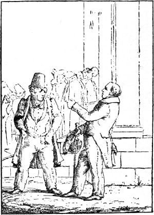 Иллюстрация А. П. Сапожникова к басне И. А. Крылова «Прихожанин». Издание 1834 г.