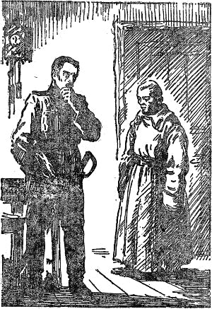 Иллюстрация к рассказу А. И. Куприна «Дознание». Художник Н. Шеберстов, 1953 г.