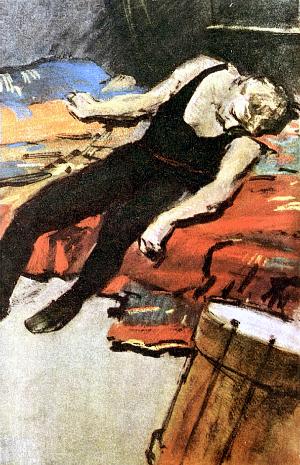 Иллюстрация к повести А. И. Куприна «В цирке». Художник П. Пинкисевич, 1964 г.