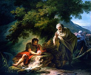 Демокрит среди абдеритов. Франсуа-Андре Венсан, 1784