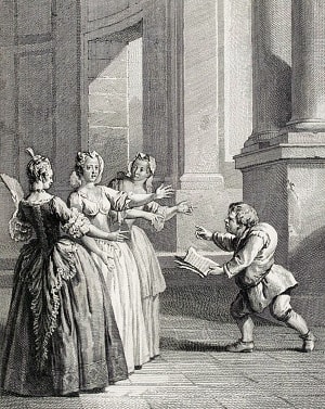 Эзопово объяснение одного завещания. Художник Жан-Батист Удри (1686-1755). Гравёр Жак-Филипп Леба (1707-1783).