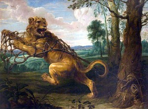 Лев и мышь. Поль де Вос (1591/92 или 1595–1678)